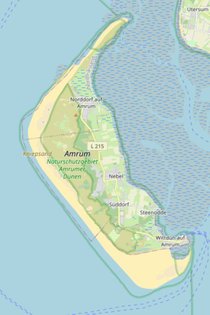 Karte von Amrum